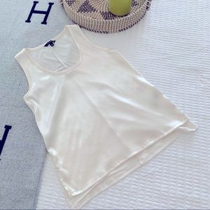 NWT ⭐️ Banana Republic Cream White Shine Tank Top